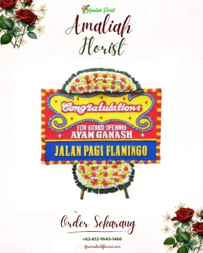 Bunga Papan Congratulation di Rembes